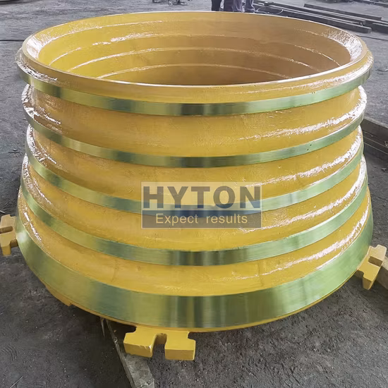 Peças do britador de equipamentos de mineração terno côncavo do manto para GP500